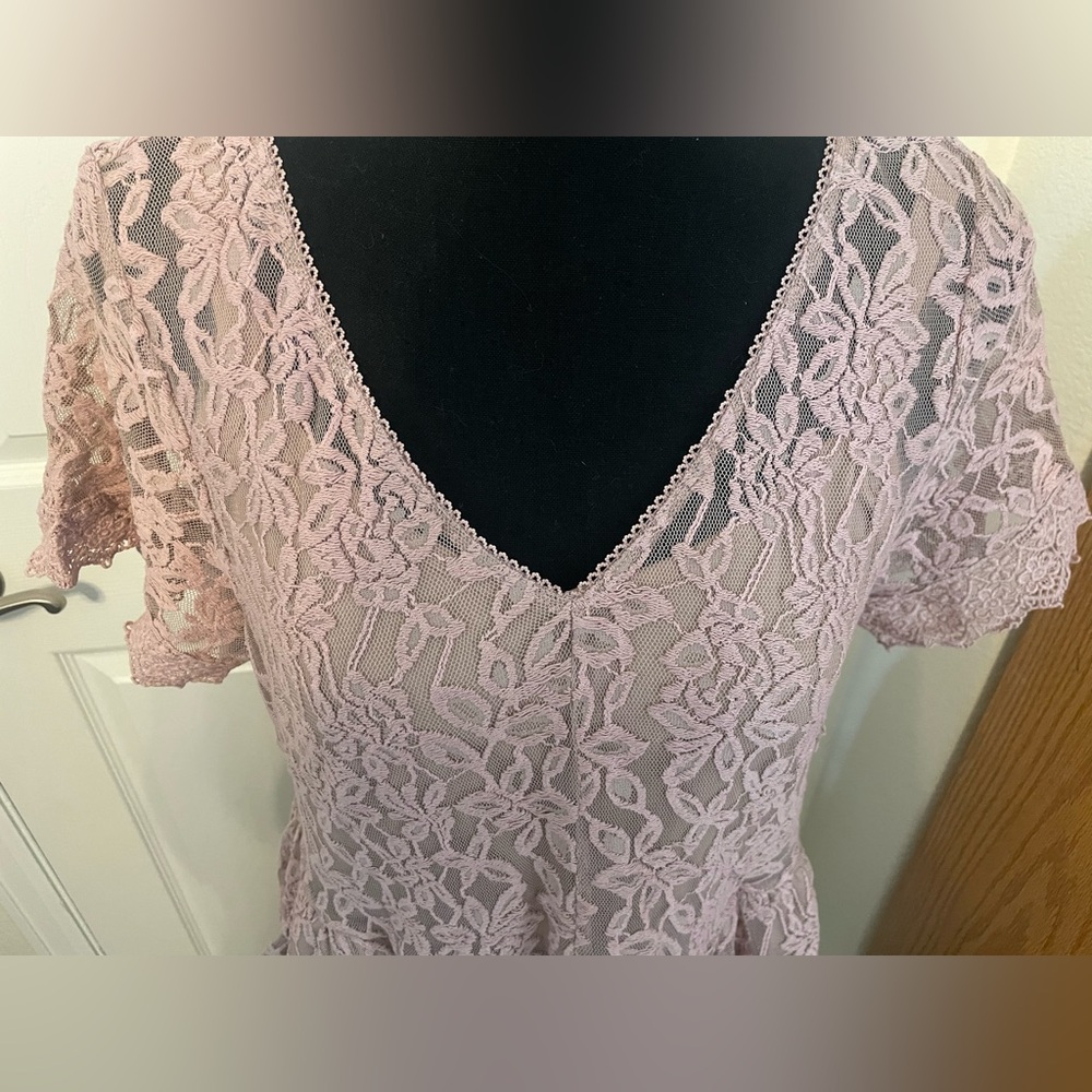 Pink Lace Dress - Torrid
